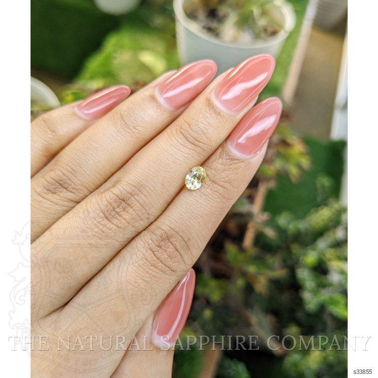 0.82 Ct. Yellow Sapphire from Ceylon (Sri Lanka)