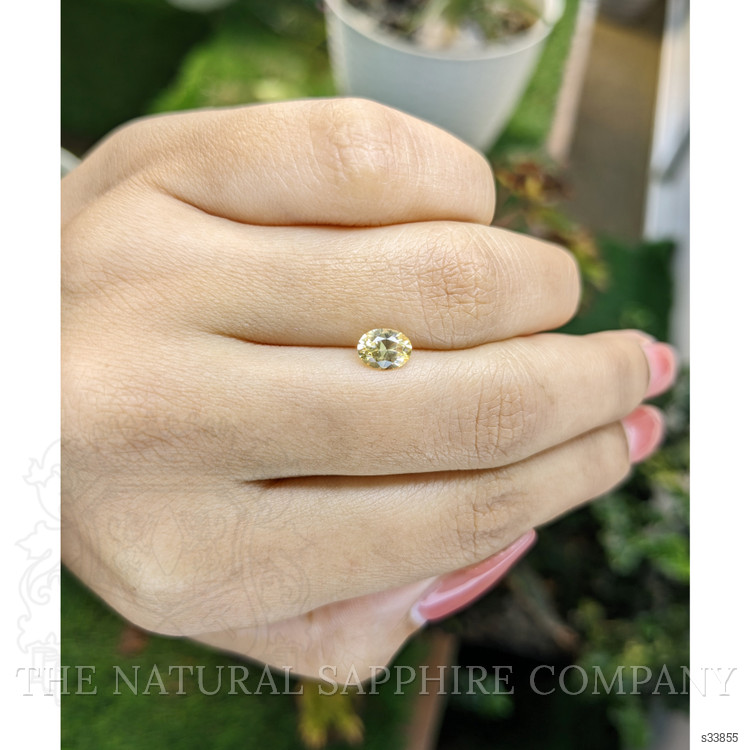 0.82 Ct. Yellow Sapphire from Ceylon (Sri Lanka)