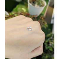 0.82 Ct. White Sapphire from Ceylon (Sri Lanka) Life Style