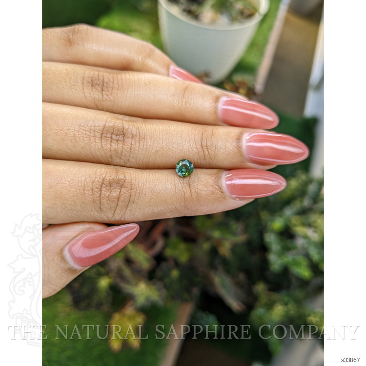 0.74 Ct. Yellowish Green Sapphire from Madagascar