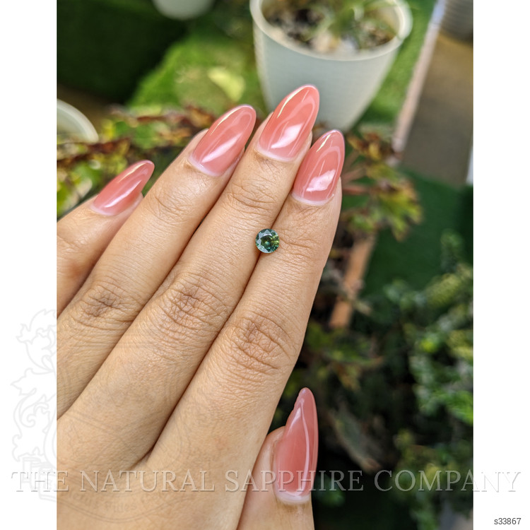 0.74 Ct. Yellowish Green Sapphire from Madagascar