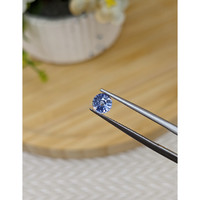 0.66 Ct. Blue Sapphire from Madagascar Life Style