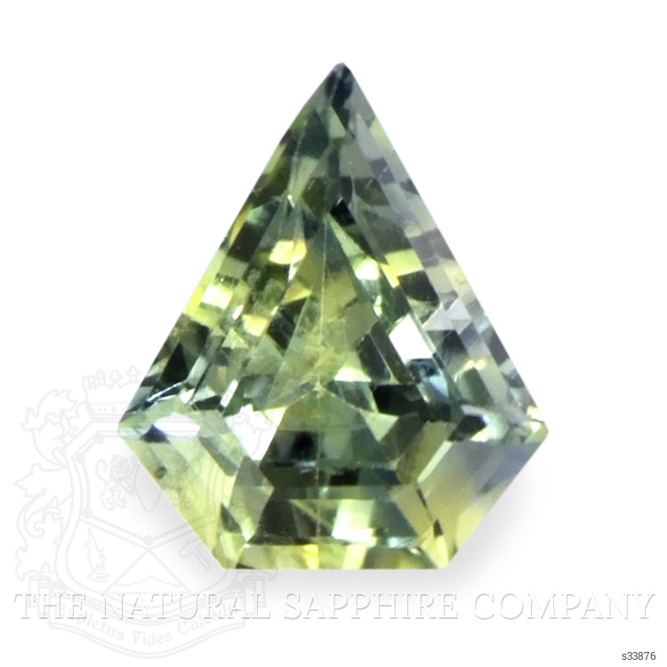 0.66 Ct. Yellowish Green Sapphire from Madagascar