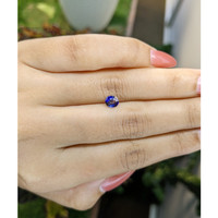 0.66 Ct. Bi Color Sapphire from Madagascar Life Style