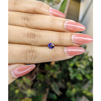 0.66 Ct. Bi Color Sapphire from Madagascar Life Style