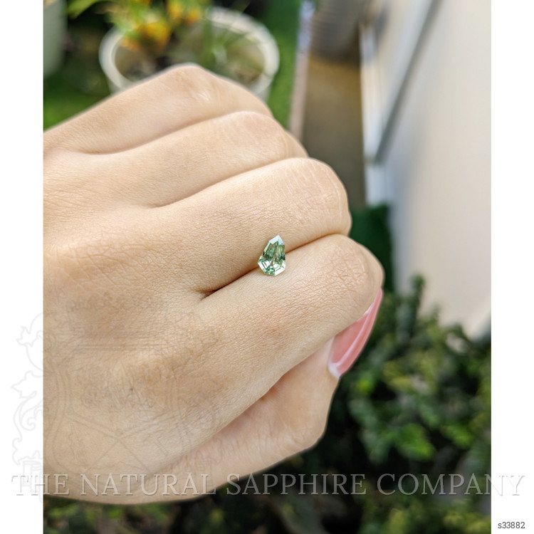 0.72 Ct. Yellowish Green Sapphire from Madagascar