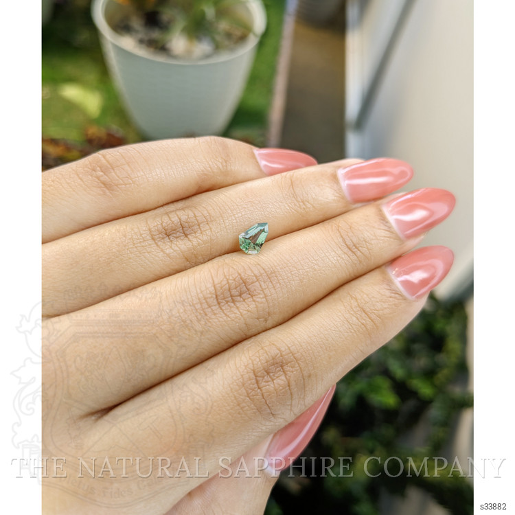 0.72 Ct. Yellowish Green Sapphire from Madagascar