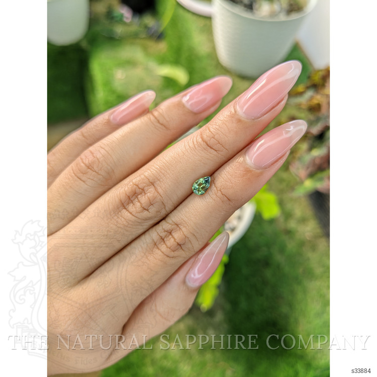 0.68 Ct. Yellowish Green Sapphire from Madagascar