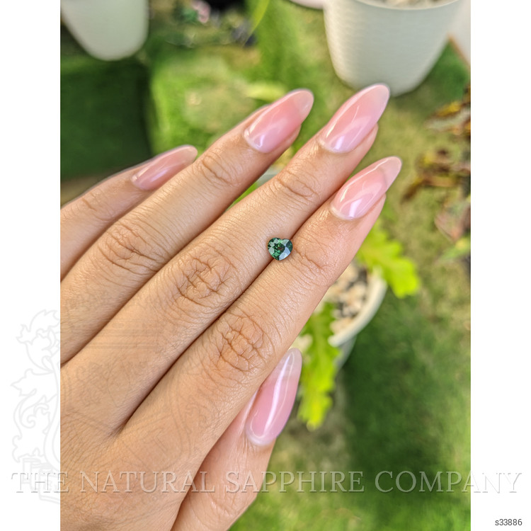 0.69 Ct. Green Sapphire from Madagascar