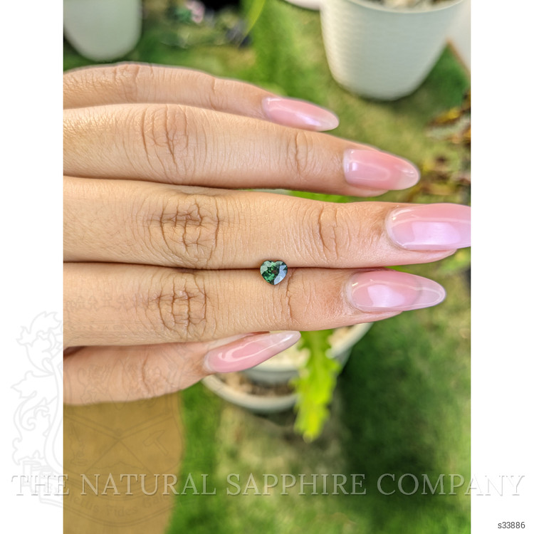 0.69 Ct. Green Sapphire from Madagascar