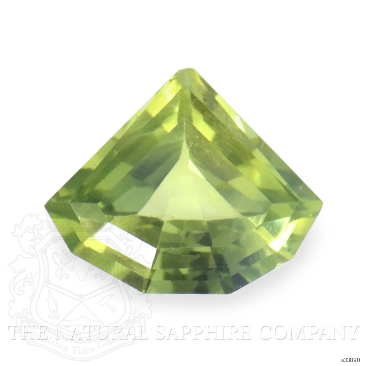 0.57 Ct. Yellowish Green Sapphire from Madagascar