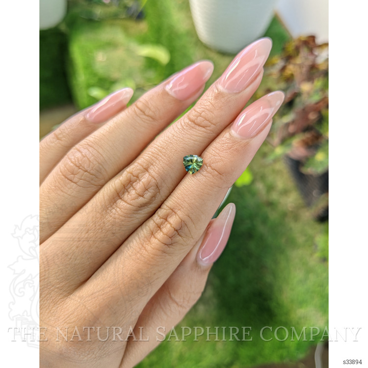 0.76 Ct. Yellowish Green Sapphire from Madagascar