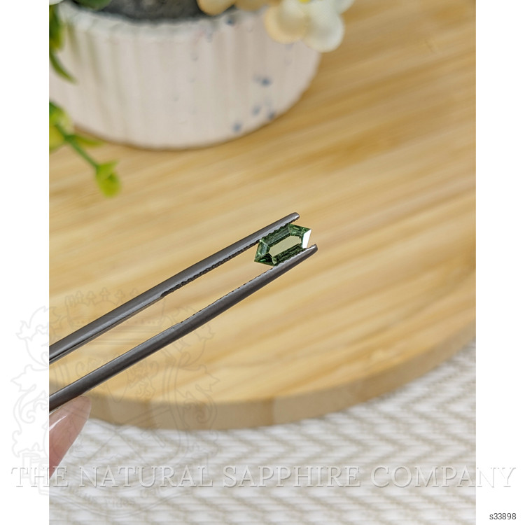 0.70 Ct. Green Sapphire from Madagascar