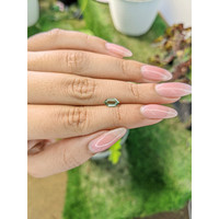 0.70 Ct. Green Sapphire from Madagascar Life Style