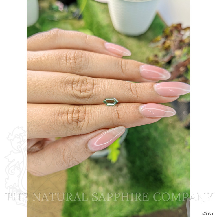 0.70 Ct. Green Sapphire from Madagascar