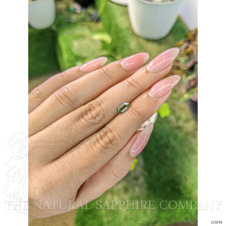 0.70 Ct. Green Sapphire from Madagascar