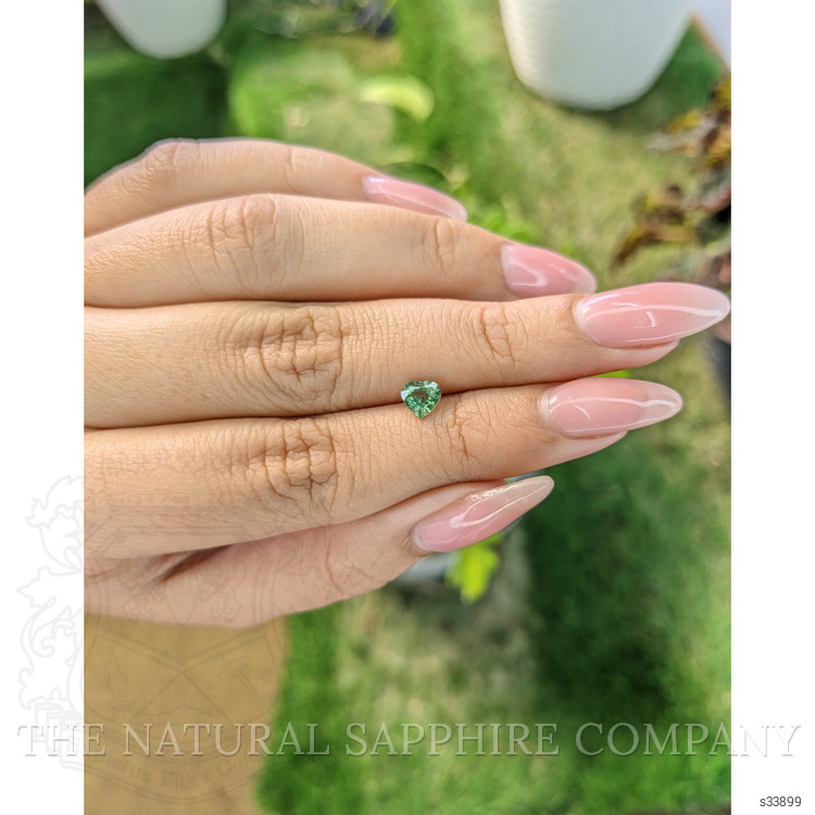 0.60 Ct. Green Sapphire from Madagascar