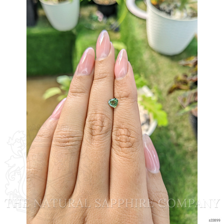 0.60 Ct. Green Sapphire from Madagascar