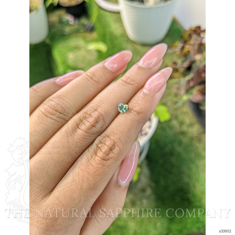 0.56 Ct. Yellowish Green Sapphire from Madagascar