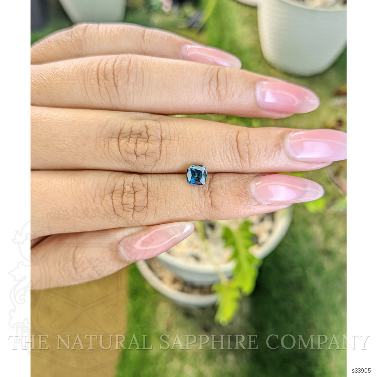 1.01 Ct. Greenish Blue Sapphire from Madagascar