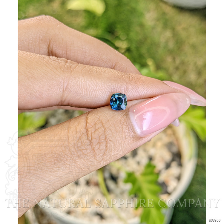 1.01 Ct. Greenish Blue Sapphire from Madagascar