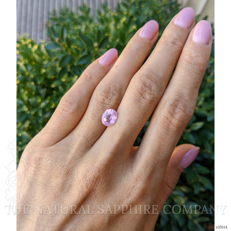 2.58 Ct. Purplish Pink Sapphire from Tanzania