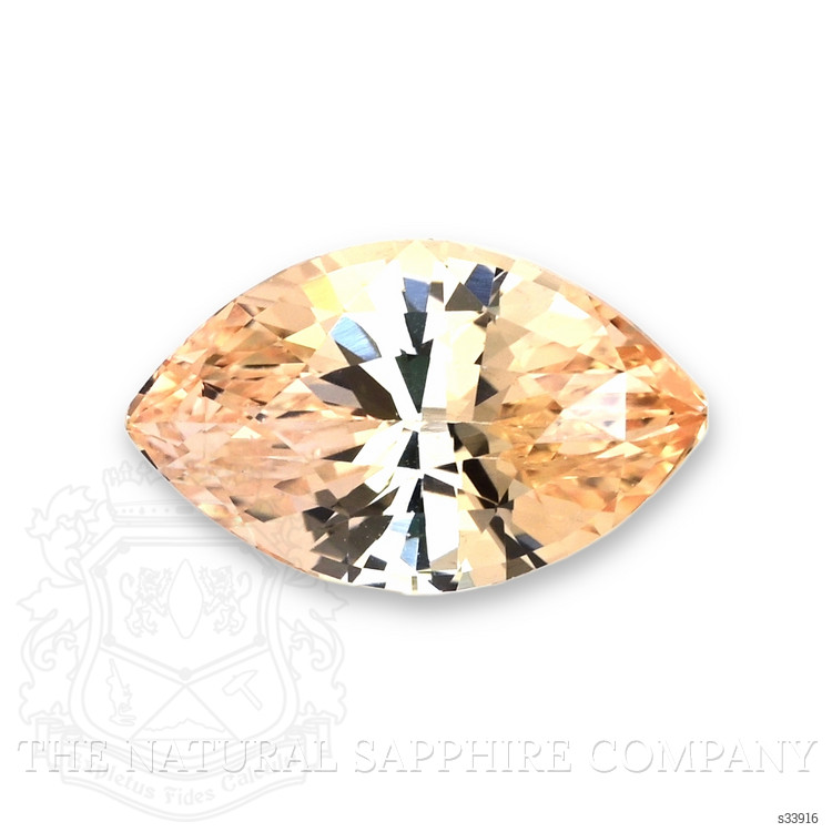 1.64 Ct. Peach Sapphire from Ceylon (Sri Lanka)