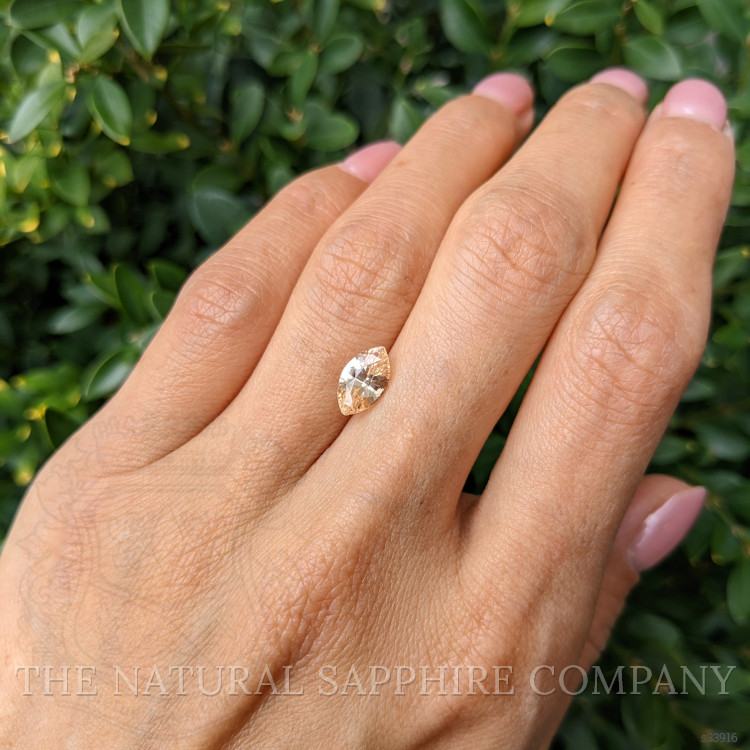 1.64 Ct. Peach Sapphire from Ceylon (Sri Lanka)