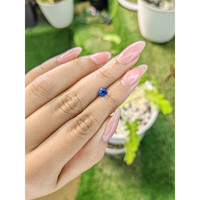 0.74 Ct. Blue Sapphire from Ceylon (Sri Lanka) Life Style