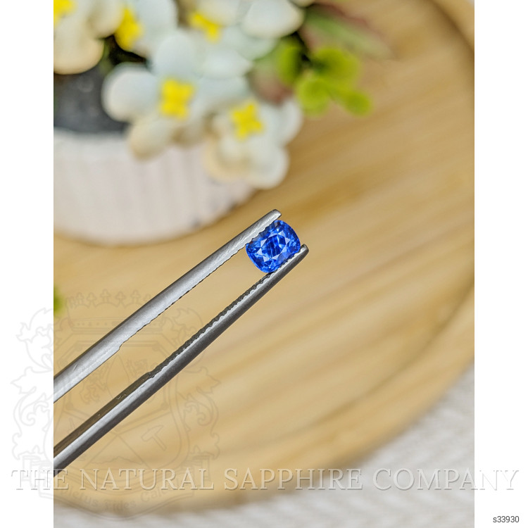 0.74 Ct. Blue Sapphire from Ceylon (Sri Lanka)