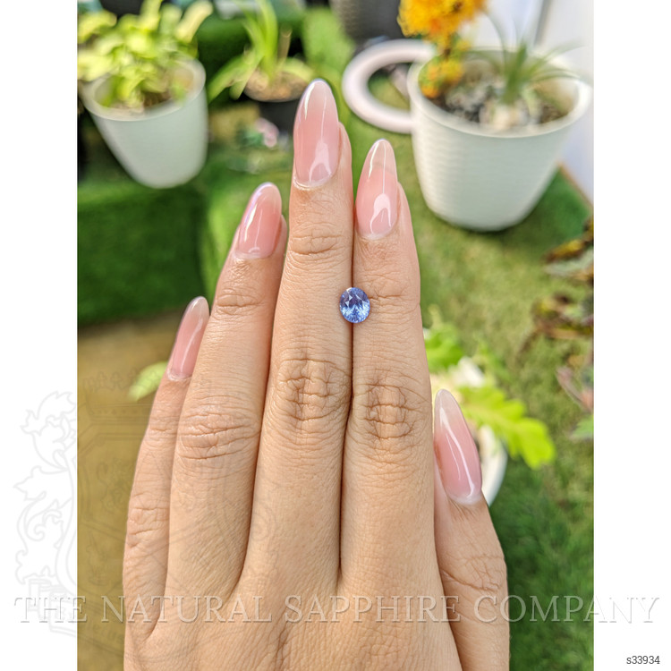 1.26 Ct. Blue Sapphire from Ceylon (Sri Lanka)