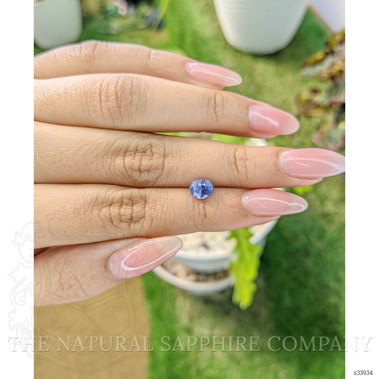 1.26 Ct. Blue Sapphire from Ceylon (Sri Lanka)