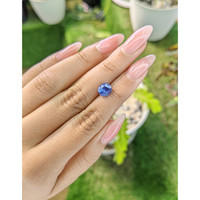 2.09 Ct. Blue Sapphire from Ceylon (Sri Lanka) Life Style
