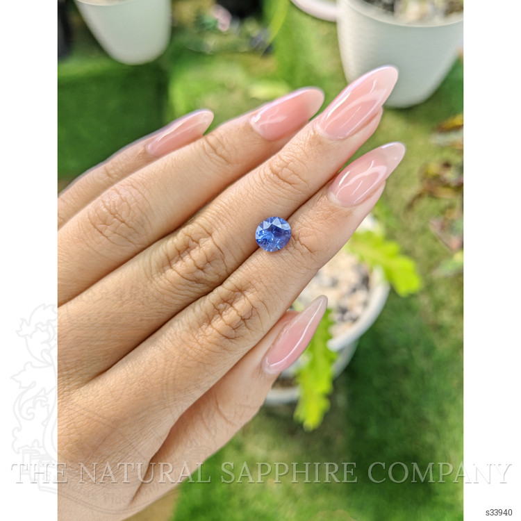 2.09 Ct. Blue Sapphire from Ceylon (Sri Lanka)
