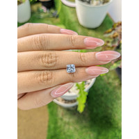 2.20 Ct. Greyish Blue Sapphire from Ceylon (Sri Lanka) Life Style