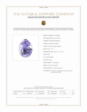 1.74 Ct. Purple Sapphire from Ceylon (Sri Lanka) Scan Report