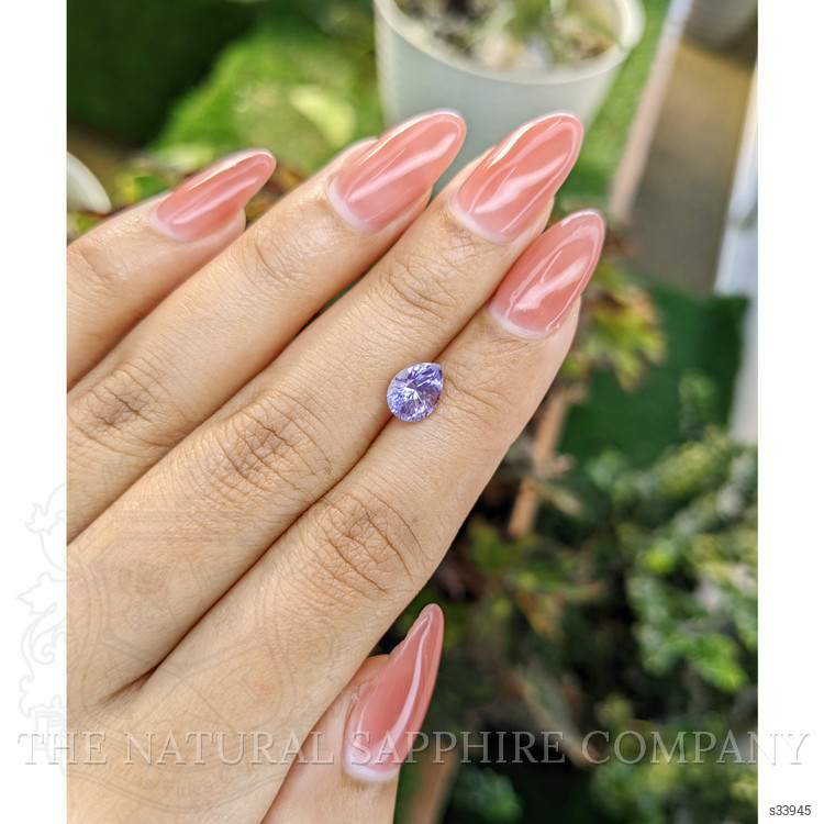 1.74 Ct. Purple Sapphire from Ceylon (Sri Lanka)