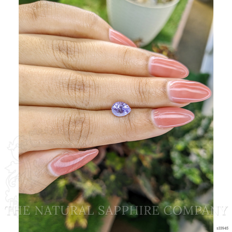 1.74 Ct. Purple Sapphire from Ceylon (Sri Lanka)