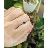 0.77 Ct. Blue Sapphire from Ceylon (Sri Lanka) Life Style
