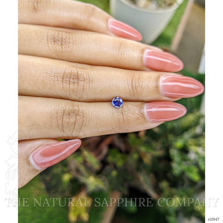 0.46 Ct. Blue Sapphire from Ceylon (Sri Lanka)