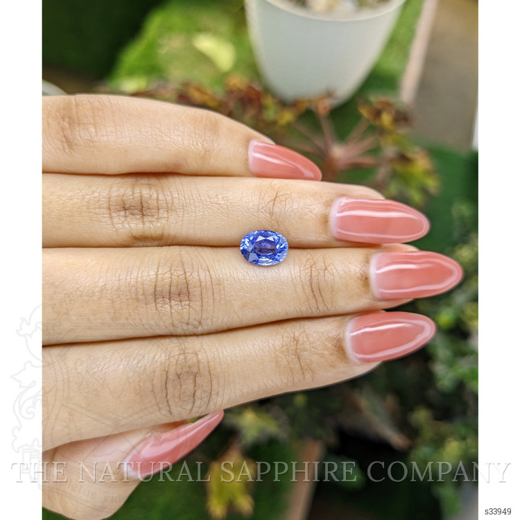 2.10 Ct. Blue Sapphire from Ceylon (Sri Lanka)