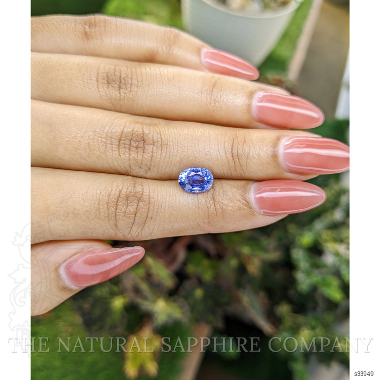 2.10 Ct. Blue Sapphire from Ceylon (Sri Lanka)