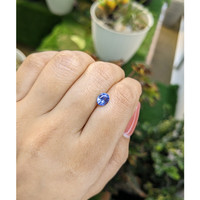 1.02 Ct. Blue Sapphire from Ceylon (Sri Lanka) Life Style