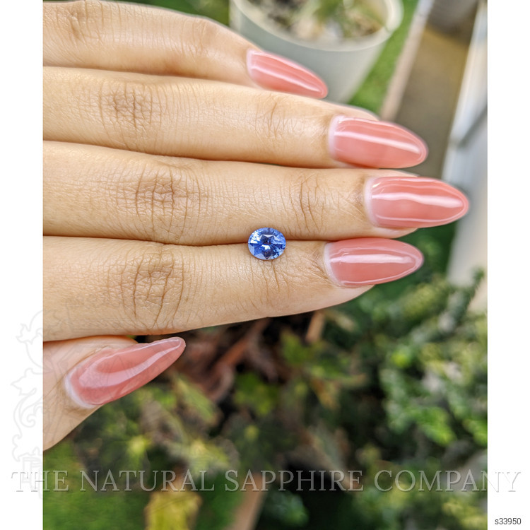 1.02 Ct. Blue Sapphire from Ceylon (Sri Lanka)