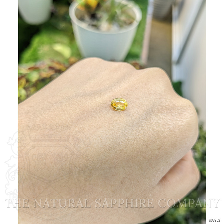 1.11 Ct. Yellow Sapphire from Ceylon (Sri Lanka)
