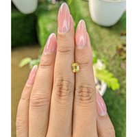 1.05 Ct. Orangish Yellow Sapphire from Ceylon (Sri Lanka) Life Style