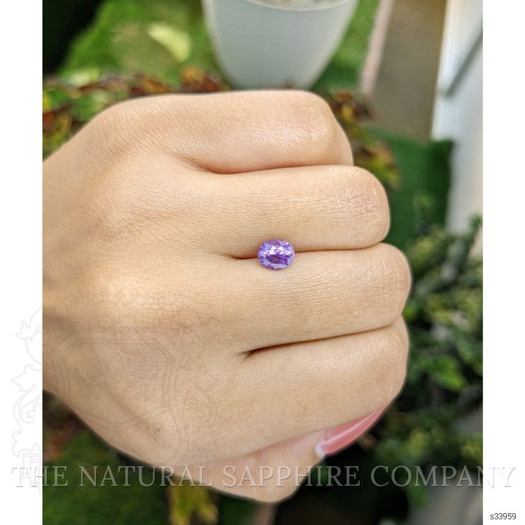 1.26 Ct. Pinkish Purple Sapphire from Ceylon (Sri Lanka)