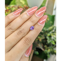 1.26 Ct. Pinkish Purple Sapphire from Ceylon (Sri Lanka) Life Style