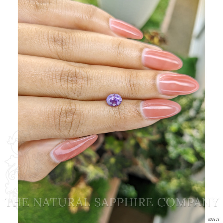 1.26 Ct. Pinkish Purple Sapphire from Ceylon (Sri Lanka)