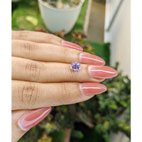 1.21 Ct. Pinkish Purple Sapphire from Ceylon (Sri Lanka) Life Style